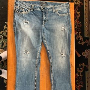 Junior plus Silver jeans